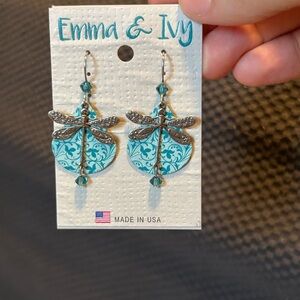 Emma and Ivy Dragonfly Earrings